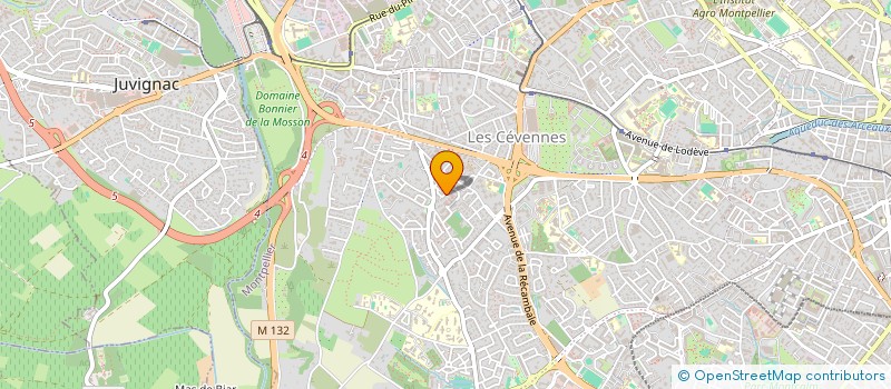 localisation de l'entreprise IM IMMOBILIER à MONTPELLIER