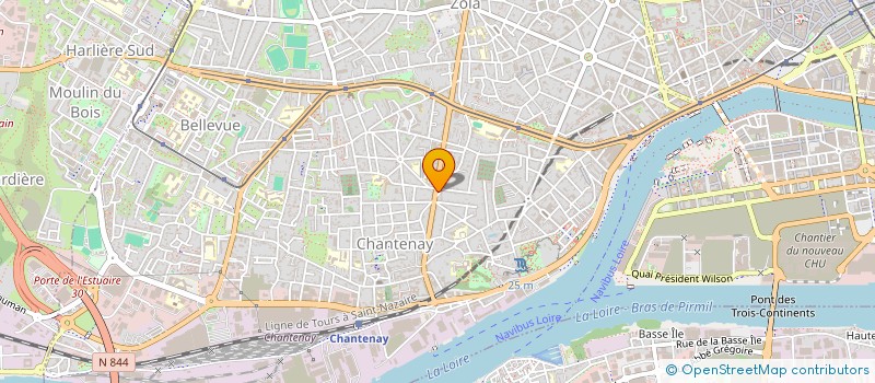 localisation de l'entreprise IM'INFO à NANTES