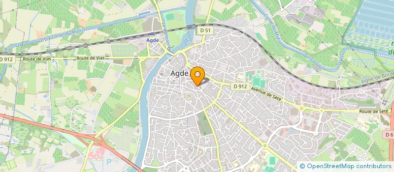 localisation de l'entreprise IM INVEST  AGDE