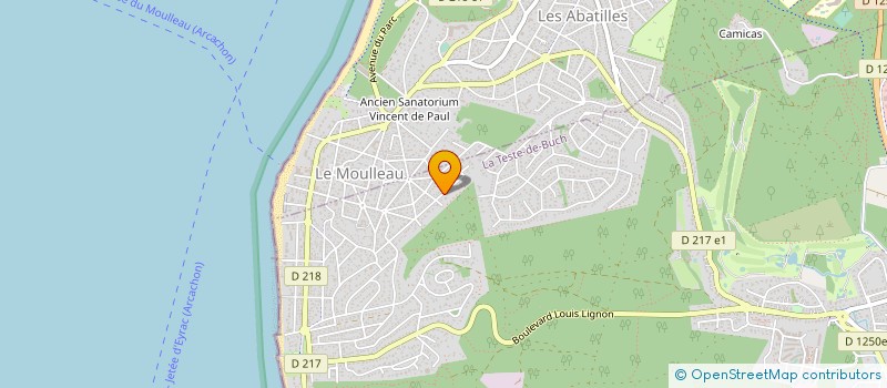 localisation de l'entreprise IM'JP2R à LA TESTE-DE-BUCH
