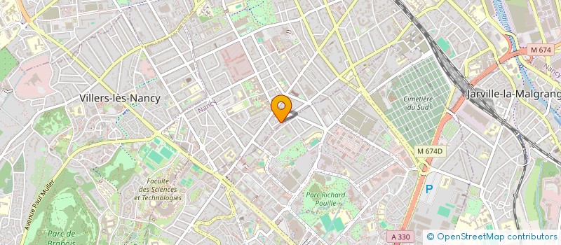 localisation de l'entreprise IM MARECHAL OUDINOT  NANCY