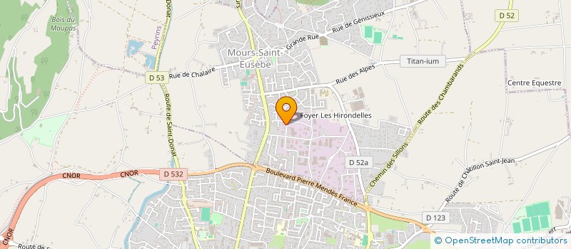 localisation de l'entreprise IM-MECA à MOURS-SAINT-EUSEBE