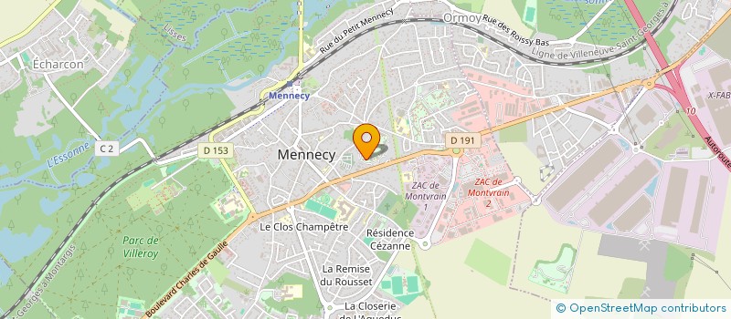 localisation de l'entreprise IM-MOB à MENNECY