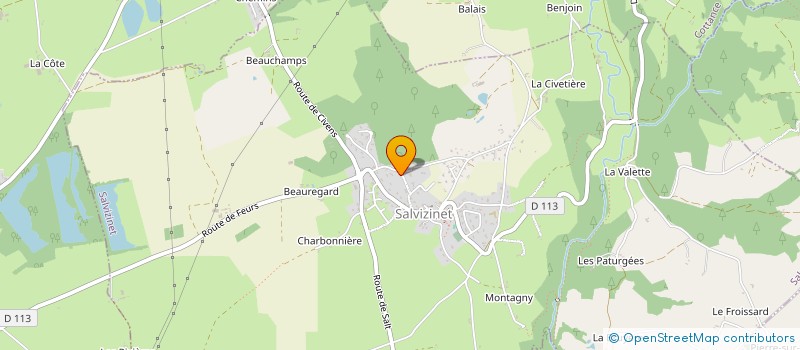 localisation de l'entreprise IM'OH  SALVIZINET