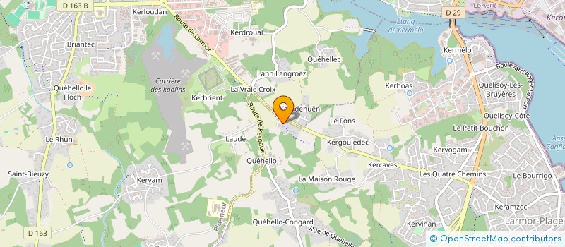 localisation de l'entreprise IM'ORIENT  LARMOR-PLAGE