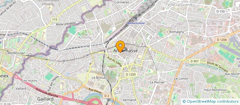 localisation de l'entreprise IM'OSMANI à ANNEMASSE