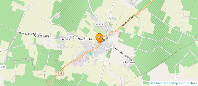 localisation de l'entreprise IM'PULS à PERIGNAC