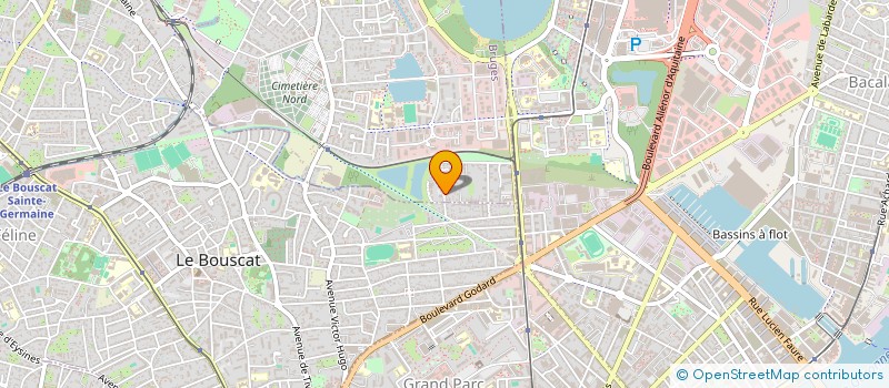 localisation de l'entreprise IM RIVE DROITE  BRUGES