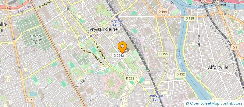 localisation de l'entreprise IM SERVICES  IVRY-SUR-SEINE