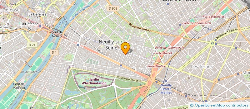 localisation de l'entreprise IM SIVIA à NEUILLY-SUR-SEINE