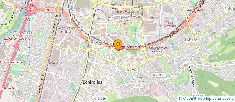 localisation de l'entreprise IM SSIAP à ECHIROLLES