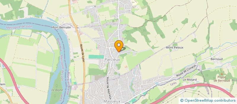 localisation de l'entreprise IM2P RENOV'  PARCIEUX