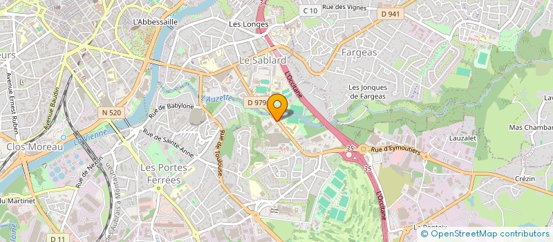 localisation de l'entreprise IMA 27 à LIMOGES