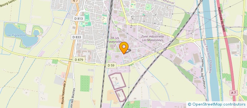 localisation de l'entreprise IMA à PIERRELATTE
