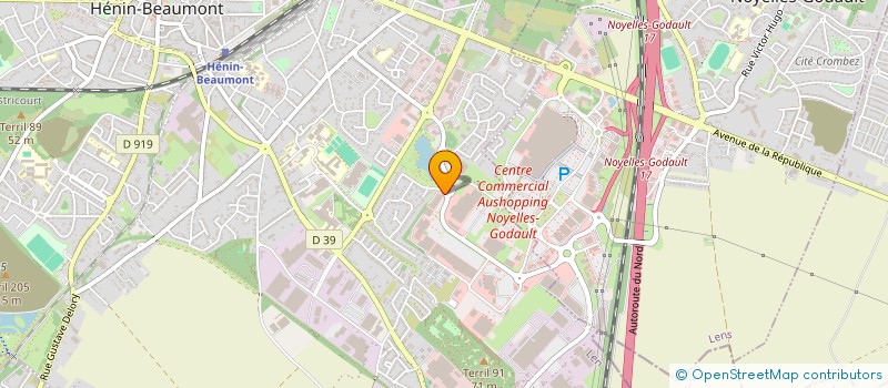 localisation de l'entreprise IMA à HENIN BEAUMONT