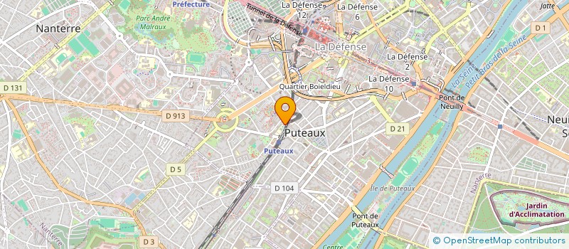 localisation de l'entreprise IMA  PUTEAUX