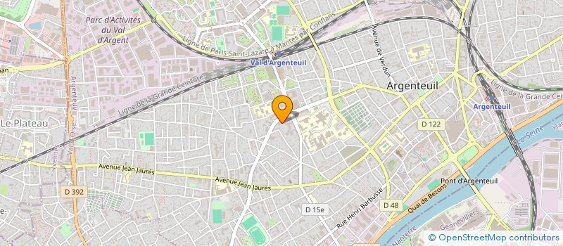 localisation de l'entreprise IMA  ARGENTEUIL