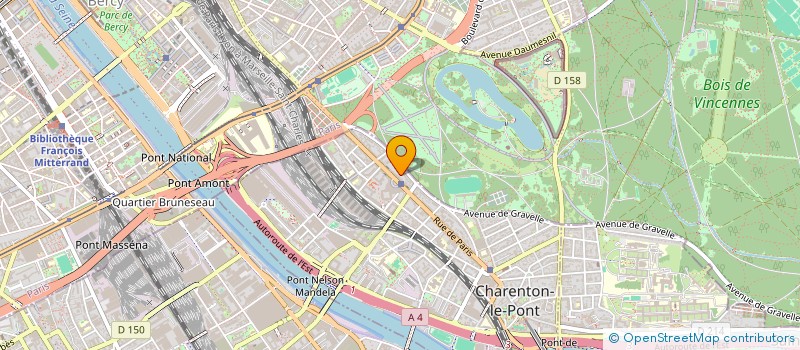 localisation de l'entreprise IMA  CHARENTON LE PONT