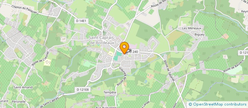 localisation de l'entreprise IMA  SAINT-CAPRAIS-DE-BORDEAUX