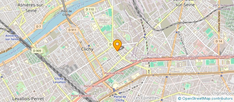 localisation de l'entreprise IMA BAT à CLICHY