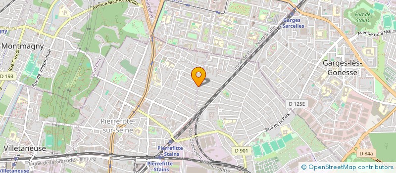 localisation de l'entreprise IMA-BAT-RENOV à PIERREFITTE-SUR-SEINE