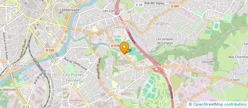 localisation de l'entreprise IMA BERNAY à LIMOGES