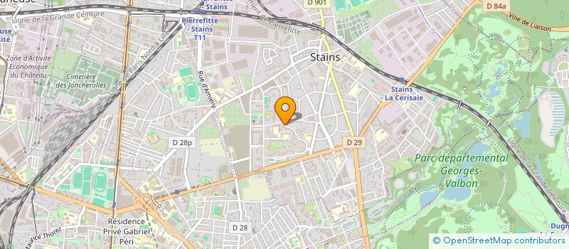 localisation de l'entreprise IMA CARS à STAINS