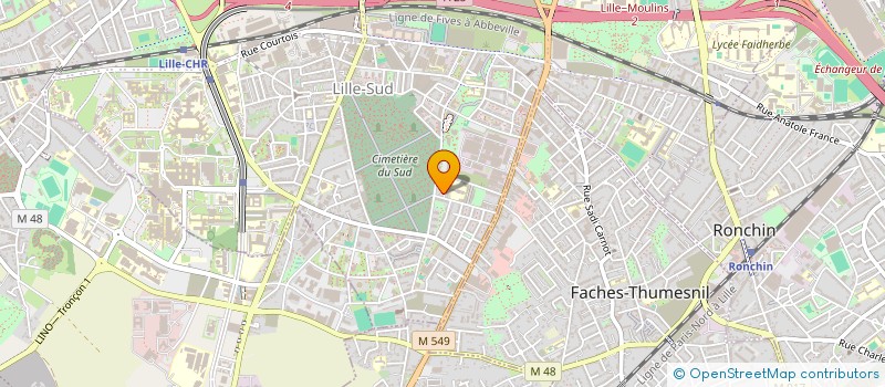 localisation de l'entreprise IMA CORP OUEST à LILLE