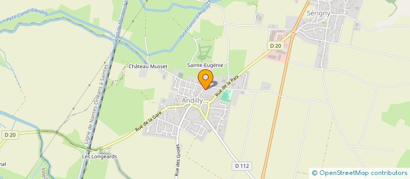 localisation de l'entreprise IMA DJINN à ANDILLY