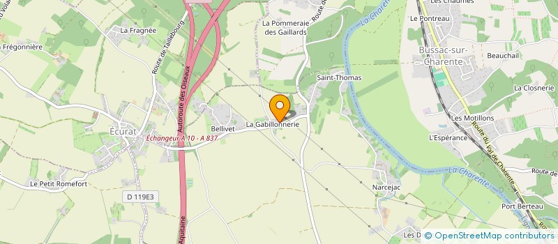 localisation de l'entreprise IMA'ELLE  SAINTES