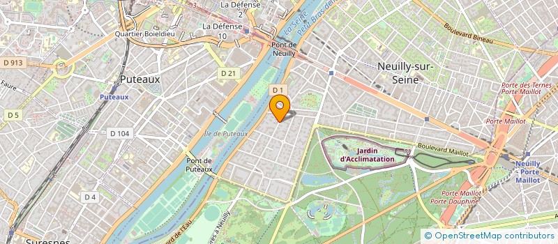 localisation de l'entreprise IMA FRANCE à NEUILLY-SUR-SEINE