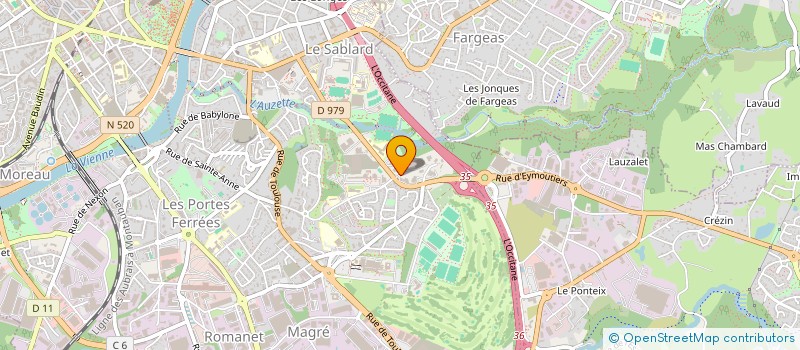 localisation de l'entreprise IMA GGL à LIMOGES