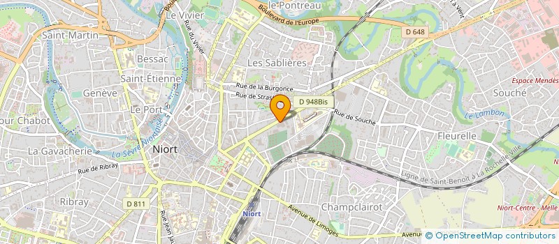 localisation de l'entreprise IMA GIE  NIORT
