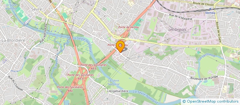 localisation de l'entreprise IMA IMMO  VERTOU