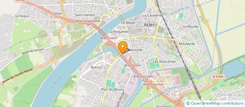 localisation de l'entreprise IMA IMO à ARLES
