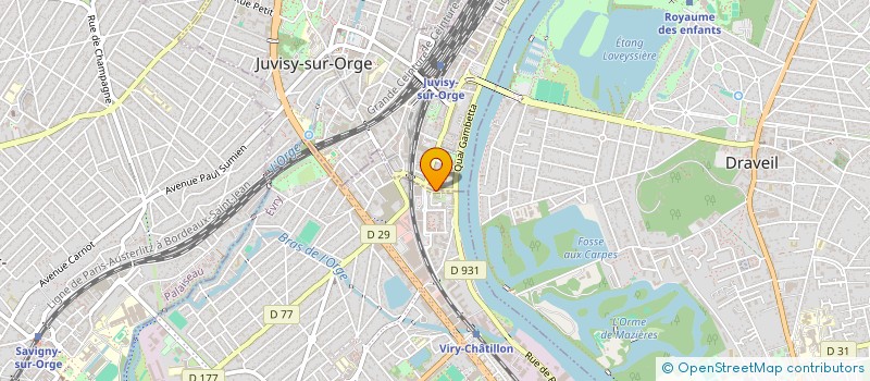localisation de l'entreprise IMA MANAGEMENT à JUVISY-SUR-ORGE
