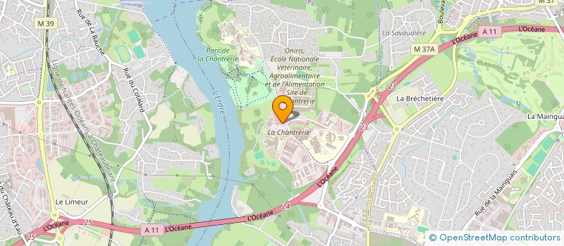 localisation de l'entreprise IMA PROTECT à NANTES
