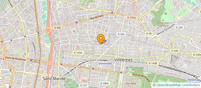 localisation de l'entreprise IMA-TECH à MONTREUIL