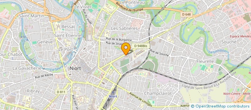 localisation de l'entreprise IMA VOYAGES à NIORT
