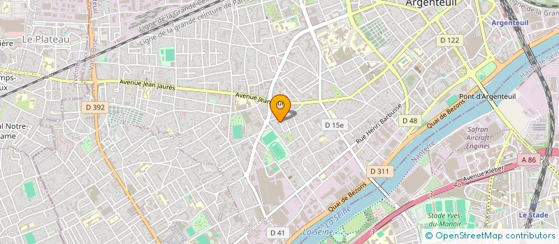 localisation de l'entreprise IMAAF PROPERTIES  ARGENTEUIL