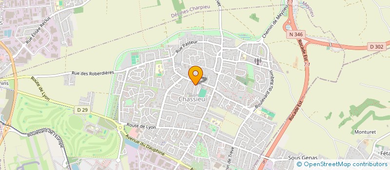 localisation de l'entreprise IMABO  CHASSIEU