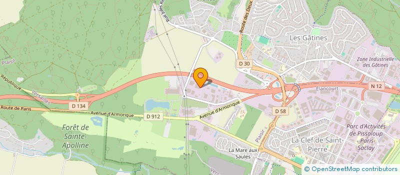 localisation de l'entreprise IMACHA  PLAISIR