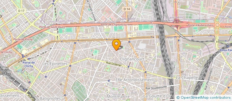 localisation de l'entreprise IMACOLOR à PARIS