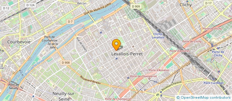localisation de l'entreprise IMACOM DEVELOPPEMENT à LEVALLOIS-PERRET
