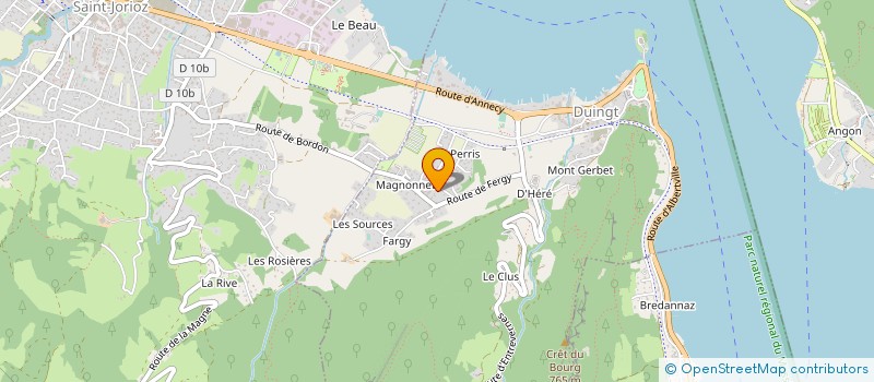 localisation de l'entreprise IMACREA à SCIONZIER