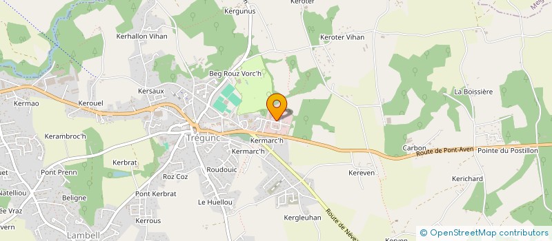 localisation de l'entreprise IMACT  TREGUNC