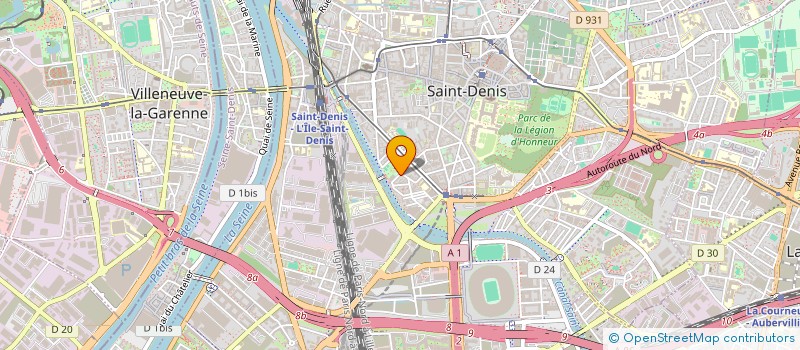 localisation de l'entreprise IMAD EXPORT à SAINT-DENIS