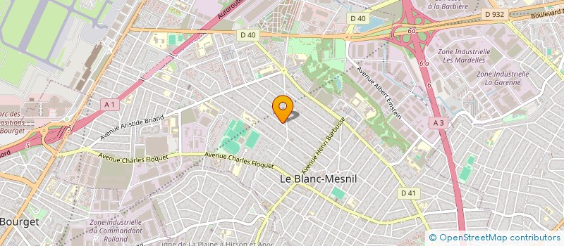 localisation de l'entreprise IMADE IT à LE BLANC-MESNIL