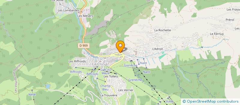 localisation de l'entreprise IMADEA à LA CLUSAZ