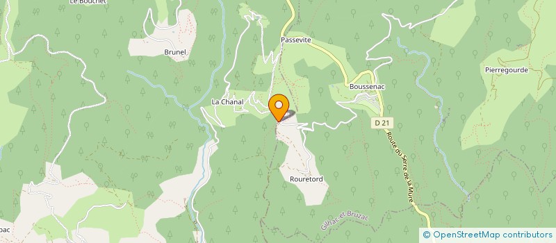 localisation de l'entreprise IMADJINN  CHATEAUNEUF-DE-VERNOUX